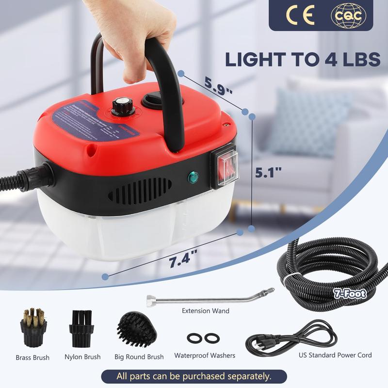 2500W Handheld High-Temperature Pressurized Steam Cleaner